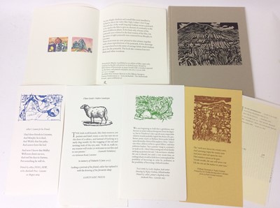 Lot 115 - Rigby Graham- Postcards for Murphy, signed and numbered 46 /50,: together with various Rigby Graham Publications