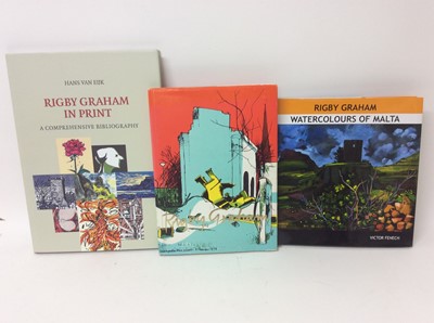Lot 115 - Rigby Graham- Postcards for Murphy, signed and numbered 46 /50,: together with various Rigby Graham Publications