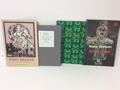Lot 115 - Rigby Graham- Postcards for Murphy, signed and numbered 46 /50,: together with various Rigby Graham Publications