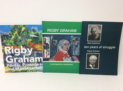 Lot 115 - Rigby Graham- Postcards for Murphy, signed and numbered 46 /50,: together with various Rigby Graham Publications