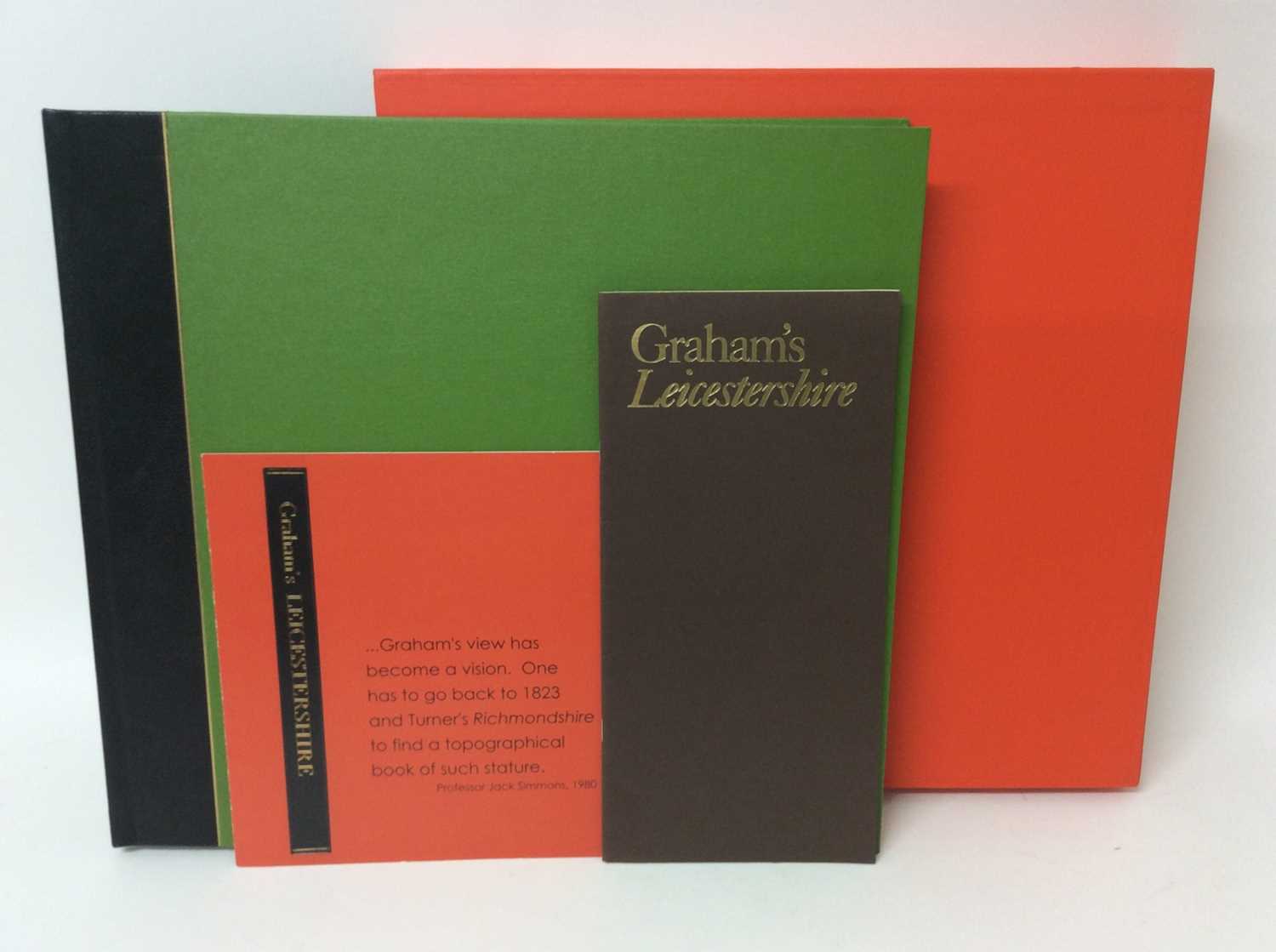 Lot 112 - Rigby Graham, Leicestershire, Sycamore Press / Gadsby Gallery, Leicester 1980, folio book in slip cover, limited edition 60/150