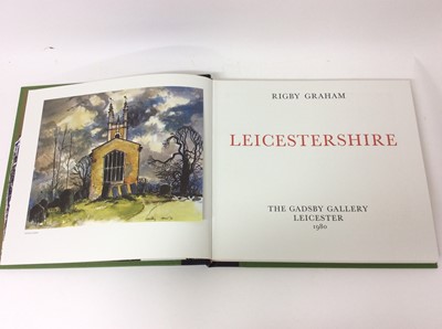 Lot 112 - Rigby Graham, Leicestershire, Sycamore Press / Gadsby Gallery, Leicester 1980, folio book in slip cover, limited edition 60/150