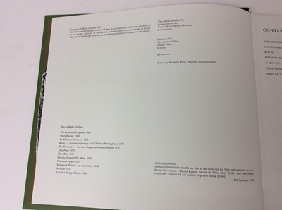 Lot 112 - Rigby Graham, Leicestershire, Sycamore Press / Gadsby Gallery, Leicester 1980, folio book in slip cover, limited edition 60/150