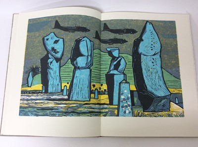 Lot 111 - The Old Stile Press - Rigby Graham. Kippers and Sawdust, limited signed edition, 1992, folio in slip case, together with a box of other publications featuring the illustrations of Rigby Graham incl...