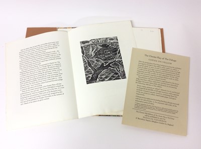 Lot 3 - The Chester Play of The Deluge, ill. David Jones, London, Clover Hill Editions, 1977, limited to 250 copies
