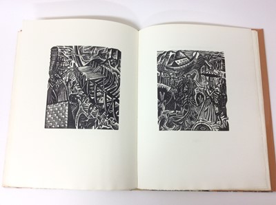Lot 3 - The Chester Play of The Deluge, ill. David Jones, London, Clover Hill Editions, 1977, limited to 250 copies
