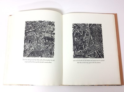Lot 3 - The Chester Play of The Deluge, ill. David Jones, London, Clover Hill Editions, 1977, limited to 250 copies