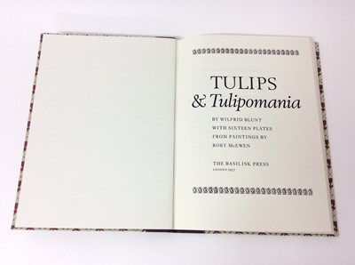 Lot 6 - Wilfred Blunt - Tulips and Tulipomania