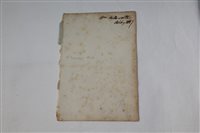Lot 1375 - Autograph - William Wordsworth (1770 - 1850),...