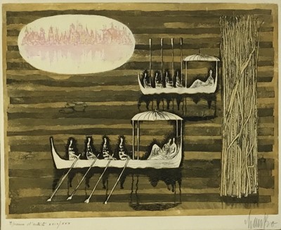 Lot 317 - Lars Bo (1924-1999) Venetian etching and aquatint