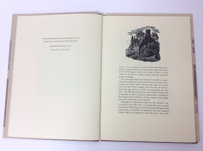 Lot 36 - Miriam MacGregor - Whittington, Aspects of a Cotswold village, limited edition of 350 numbered and signed by the artist, Whittington Press, 1991