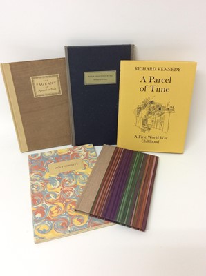 Lot 42 - Margaret Lock - Poem about nothing, William of Poitiers, four other private press books