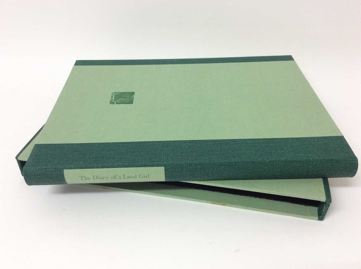 Lot 47 - Gwenda Morgan - The diary of a land girl, Whittington Press, 106/300