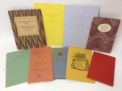Lot 57 - P J Kavanagh - Real Sky, The Whittington Press, edition of 500, together with eight further private press publications