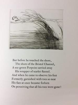 Lot 65 - Edward Lear ‘The Pobble who has no toes’ illustrated Margaret Lock