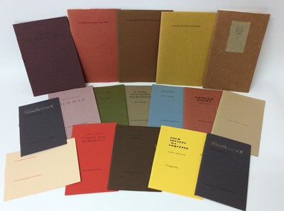 Lot 75 - Good collection of small edition Gruffyground Press publications (17)