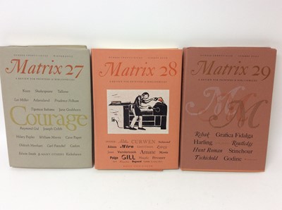 Lot 78 - The Whittington Press - Matrix, 24 volumes