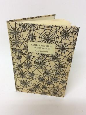 Lot 79 - Fame’s trumpet, twenty rhymes, Lock’s Press, Brisbane, 1982