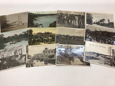 Lot 1415 - One box of assorted postcards to include cards of Australia and the Far East circa. 1900 - 1910