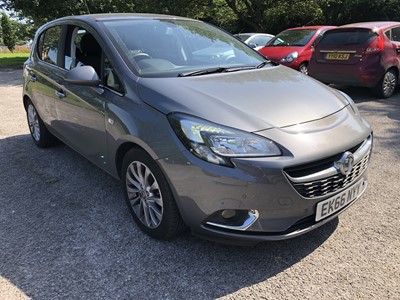 Lot 1 - 2016 Vauxhall Corsa 1.4 Elite Ecoflex, manual, 5 door, Reg. No. EK66 NYY, finished in grey, mileage circa 12,000, MOT until September 29th 2021,  
N.B. supplied with V5, two keys and hand book pack
