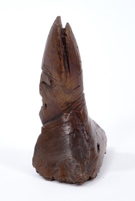 Lot 1054 - *Dame Elisabeth Frink (1930-1993) Bishop bronze chess piece ‘Goggled Heads' 1967/9