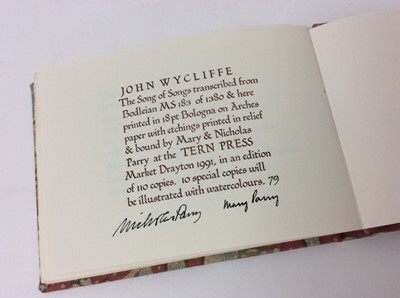 Lot 82 - Carolyn Trant - ‘Gawain’ together with a good group of private printed ((8)