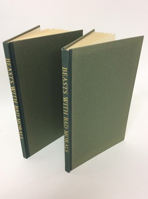 Lot 85 - Edward Lucie Smith - Beasts with Bad Morals, illustrated by Leonard Baskin, 1984, 2 copies