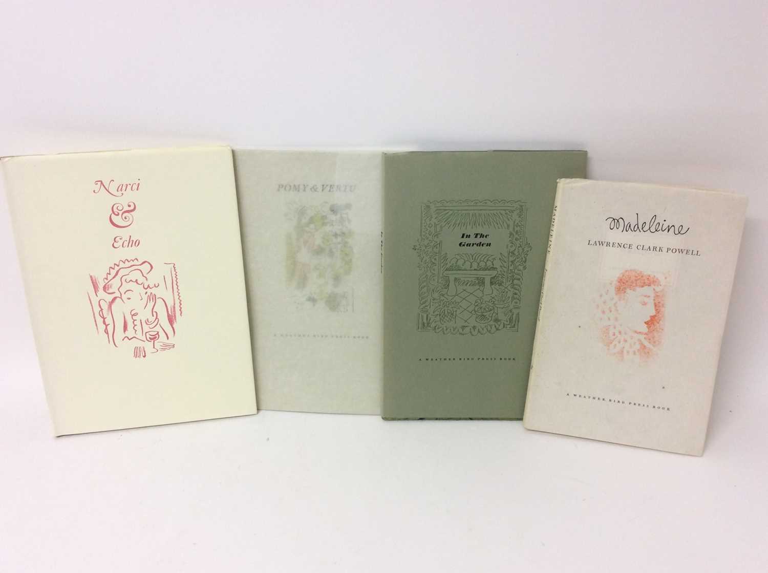 Lot 88 - Narci & Echo, Weather Bird Press, 2005, one of 50 copies, together with three other Weather Bird Press publications