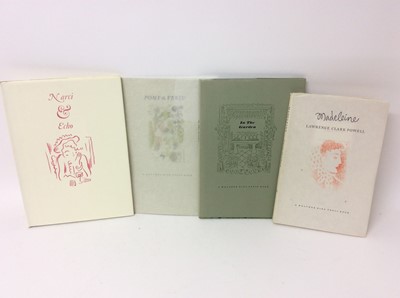 Lot 88 - Narci & Echo, Weather Bird Press, 2005, one of 50 copies, together with three other Weather Bird Press publications