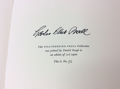 Lot 88 - Narci & Echo, Weather Bird Press, 2005, one of 50 copies, together with three other Weather Bird Press publications