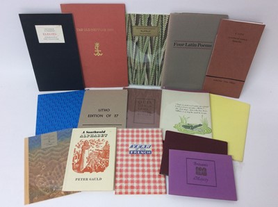 Lot 100 - A bundle of private press publications (15)