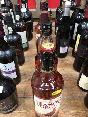Lot 28 - Five bottles of scotch whisky, together with two bottles of Drambuie
