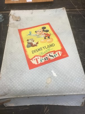 Lot 155 - Vintage Disneyland Nursery Tea Set, together with three mechanical dancing dolls and a musical jewellery box