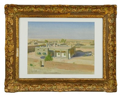 Lot 1226 - *Frank Wootton (1911-1998) oil on canvas laid on board - Iran Landscape