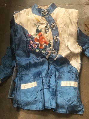 Lot 240 - 1950s Singapore silk outfit