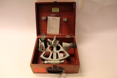 Lot 2528 - Carl Zeiss Jena yacht sextant in wooden case