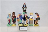 Lot 1124 - Set of twelve Franklin Porcelain Cries of...