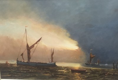 Lot 166 - William Francis Burton (1907-1995) oil on board marine scene