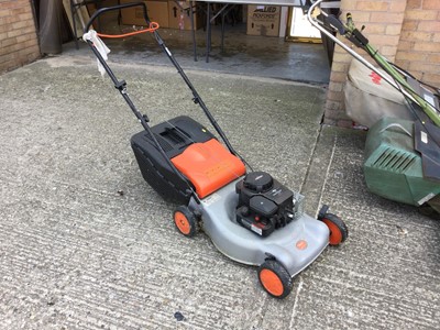Lot 6 - Flymo Petrol lawnmower with Briggs & Stratton Engine