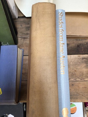 Lot 33 - Shades from Jane Austen by Honoria D. Marks, from a limited edition of 1000 and signed by the author, together with Volume 1 of Early English Furniture and Woodwork