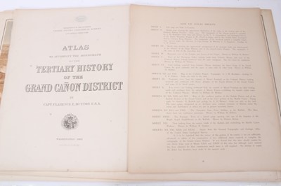 Lot 862 - Atlas to accompany the monograph on the Tertiary History of the Grand Canyon District