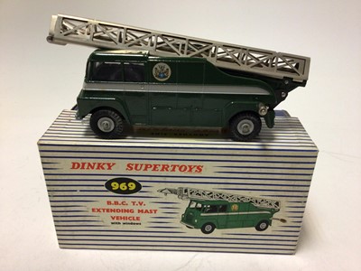Lot 2034 - Dinky BBC TV extending mast vehicle No. 969 boxed
