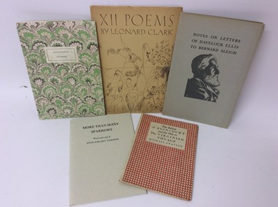 Lot 105 - Sister Margaret Tournour - More than many Sparrows, together with four other private press publications