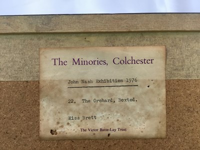 Lot 1073 - *John Northcote Nash (1893-1977) watercolour with pencil notes