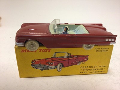 Lot 2055 - Dinky French Issue Cabriolet Ford 'Thunderbird' No 555, boxed