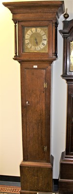 Lot 675 - Thomas Buffett, Colchester, early 18th century 30 hour single train oak longcase