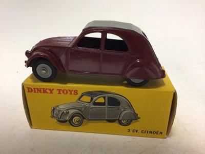 Lot 2116 - Dinky French Issue 2 CV Citroen No 535, boxed