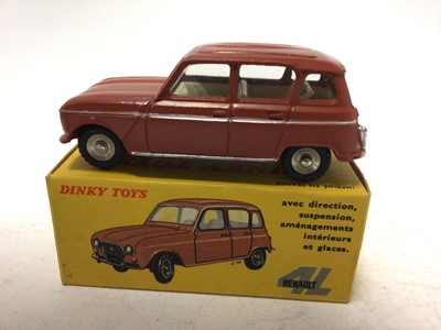 Lot 2118 - Dinky French Issue Renault 4L No 518, boxed