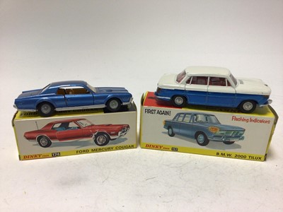 Lot 2143 - Dinky Ford Mercury Cougar No 174, BMW 2000 Tilux No 157, both boxed (2)