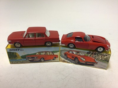 Lot 2146 - Dinky French Issue BMW 1500 No534, Ferrari 275 GTB No506, both boxed (2)
